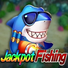 Jackpot Fishing slot logo by TaDa Gaming at Lizaro Casino