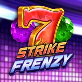 Strike Frenzy slot logo by Pragmatic Play at Lizaro Casino